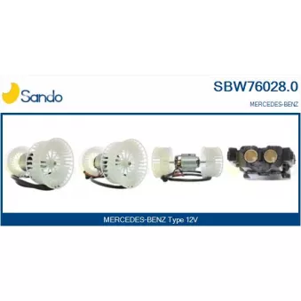 Pulseur d'air habitacle SANDO SBW76028.0