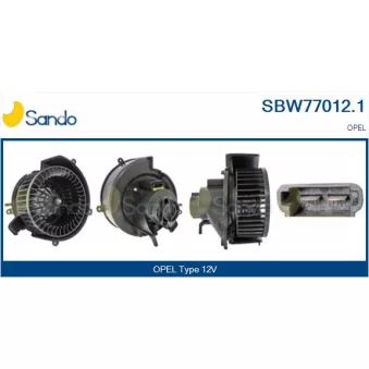 Pulseur d'air habitacle SANDO OEM 1845062