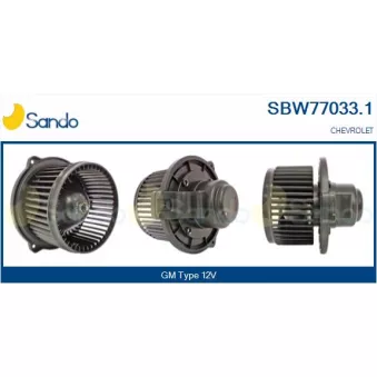 Pulseur d'air habitacle SANDO SBW77033.1