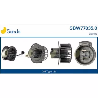 Pulseur d'air habitacle SANDO SBW77035.0