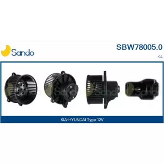 Pulseur d'air habitacle SANDO OEM 0K08A61B10