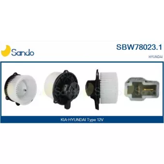 Pulseur d'air habitacle SANDO OEM 971132B000