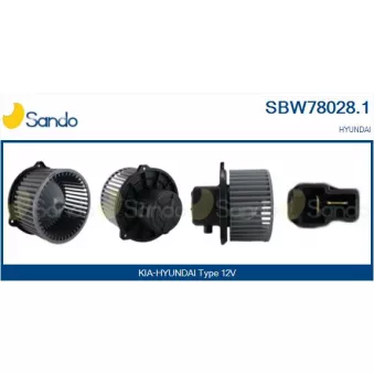 Pulseur d'air habitacle SANDO OEM 972303A010