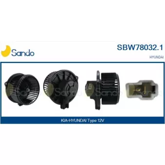 Pulseur d'air habitacle SANDO SBW78032.1
