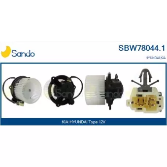 Pulseur d'air habitacle SANDO SBW78044.1