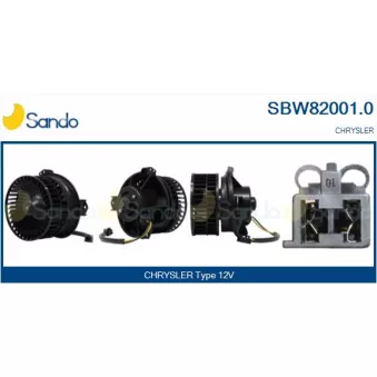 Pulseur d'air habitacle SANDO SBW82001.0