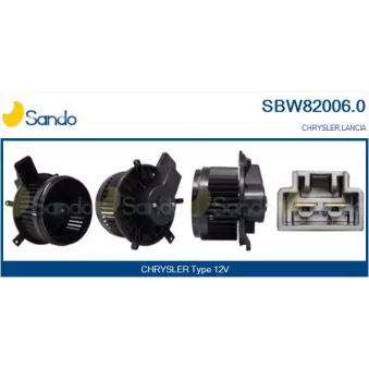 Pulseur d'air habitacle SANDO SBW82006.0