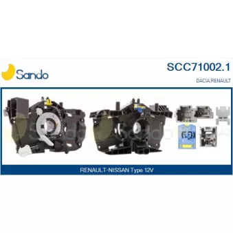 Ressort tournant, Airbag SANDO SCC71002.1