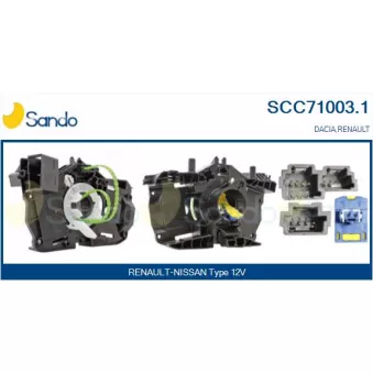 Ressort tournant, Airbag SANDO SCC71003.1