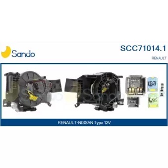Ressort tournant, Airbag SANDO OEM 7701048916