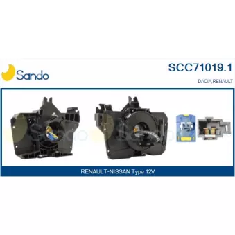 Ressort tournant, Airbag SANDO OEM 6001551352
