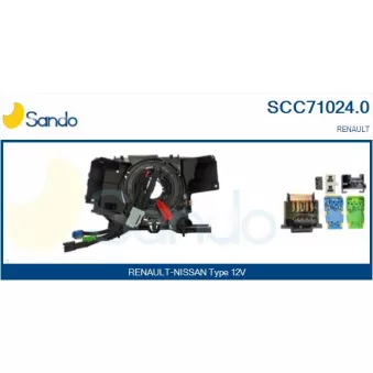 Ressort tournant, Airbag SANDO OEM 7701057094