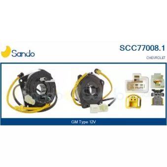 Ressort tournant, Airbag SANDO SCC77008.1