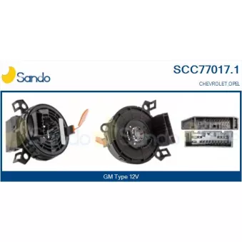 Ressort tournant, Airbag SANDO SCC77017.1