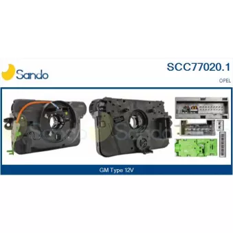 Ressort tournant, Airbag SANDO SCC77020.1