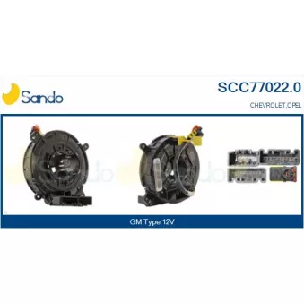 Ressort tournant, Airbag SANDO SCC77022.0
