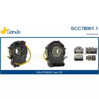 Ressort tournant, Airbag SANDO SCC78001.1