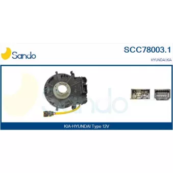 Ressort tournant, Airbag SANDO SCC78003.1