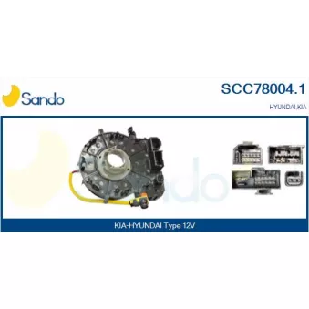 Ressort tournant, Airbag SANDO OEM 934903R311