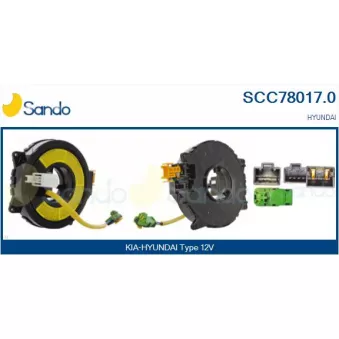 Ressort tournant, Airbag SANDO OEM 934902E001