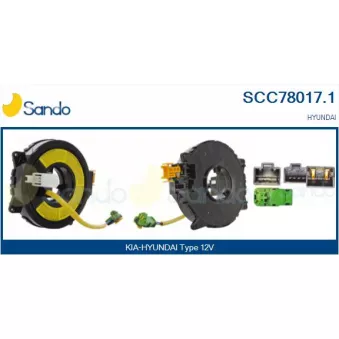 Ressort tournant, Airbag SANDO OEM 934902E001