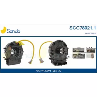 Ressort tournant, Airbag SANDO SCC78021.1