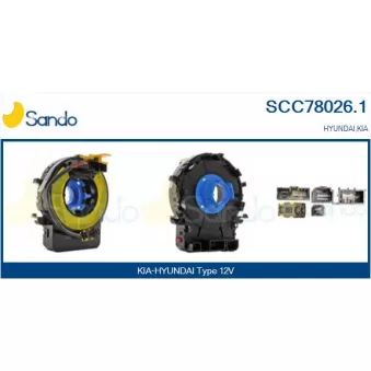 Ressort tournant, Airbag SANDO SCC78026.1