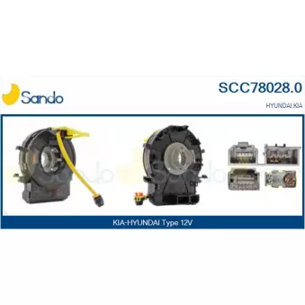 Ressort tournant, Airbag SANDO SCC78028.0