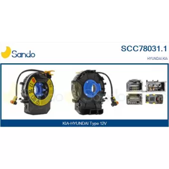 Ressort tournant, Airbag SANDO SCC78031.1