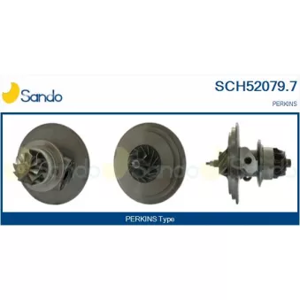 Groupe carter, turbocompresseur SANDO OEM 2674A256