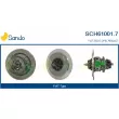 Groupe carter, turbocompresseur SANDO [SCH61001.7]