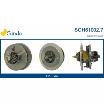 Groupe carter, turbocompresseur SANDO OEM 5001855042