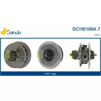 Groupe carter, turbocompresseur SANDO OEM 504203413