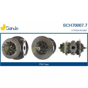SANDO SCH70007.7 - Groupe carter, turbocompresseur