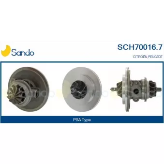 Groupe carter, turbocompresseur SANDO SCH70016.7