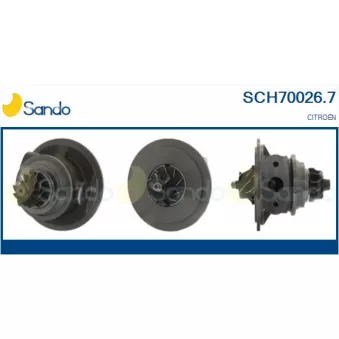 SANDO SCH70026.7 - Groupe carter, turbocompresseur