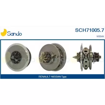 Groupe carter, turbocompresseur SANDO OEM 14411ec00e