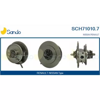 Groupe carter, turbocompresseur SANDO OEM 7701476883