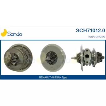 Groupe carter, turbocompresseur SANDO SCH71012.0