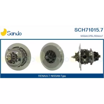 Groupe carter, turbocompresseur SANDO OEM 860095