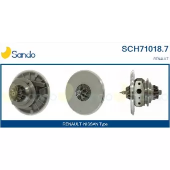 Groupe carter, turbocompresseur SANDO OEM 144114283R