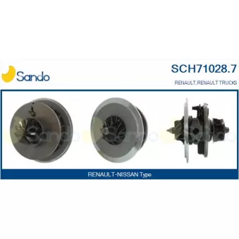 SANDO SCH71028.7 - Groupe carter, turbocompresseur