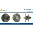 Groupe carter, turbocompresseur SANDO [SCH71034.7]