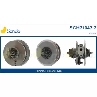 SANDO SCH71047.7 - Groupe carter, turbocompresseur