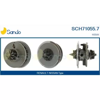 Groupe carter, turbocompresseur SANDO OEM 14411EB320