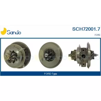 Groupe carter, turbocompresseur SANDO OEM 1543173