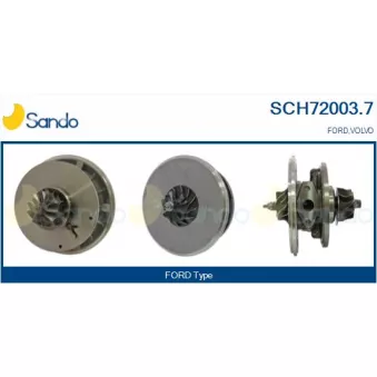 Groupe carter, turbocompresseur SANDO OEM 1331247