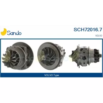 Groupe carter, turbocompresseur SANDO SCH72016.7