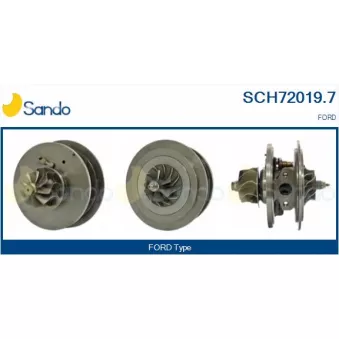 Groupe carter, turbocompresseur SANDO OEM 7c166k682ac