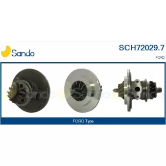 Groupe carter, turbocompresseur SANDO OEM 1355080
